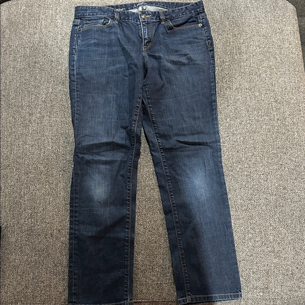 LOFT Indigo Straight Leg Women's Jeans